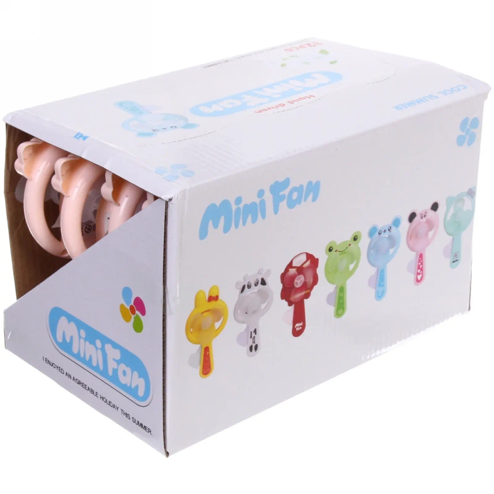 Вентилятор «Кошечка» 13*8см, микс