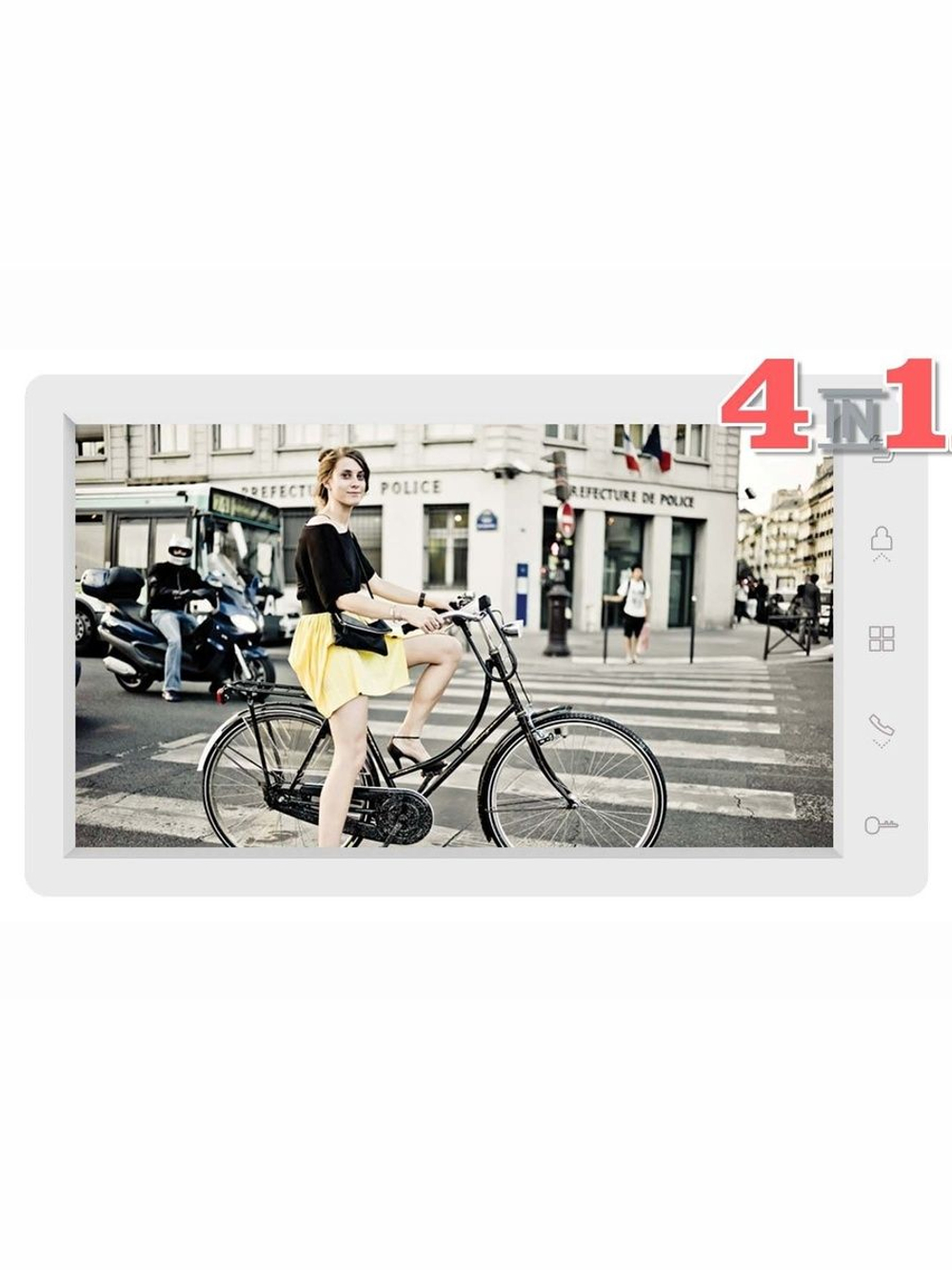 Монитор видеодомофона Amelie HD SE Slim (White) VZ