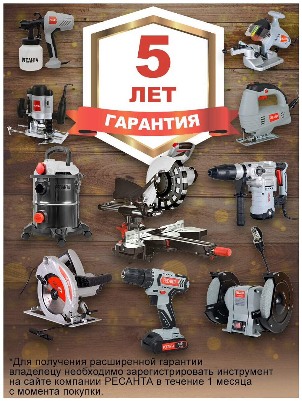 Рубанок электрический РЕСАНТА Р-82/1100