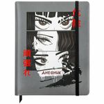 Дневник 1-11 класс 48 л., кожзам (твердая), печать, резинка, конверт, BRAUBERG, "Аниме", 106578