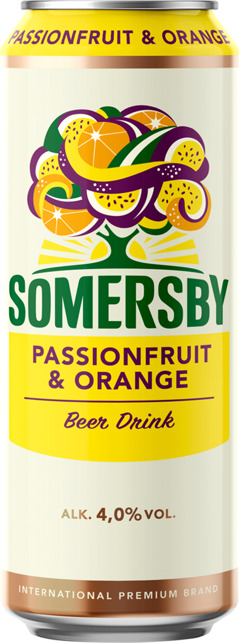 Пивной Напиток Somersby Passionfruit & Orange 0,45 л ж/б