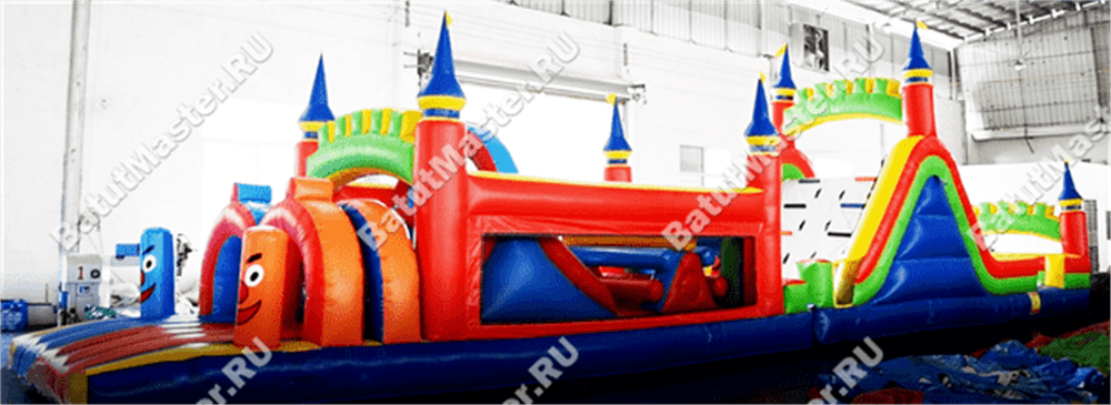 Надувная полоса препятствий "Нарвская крепость"