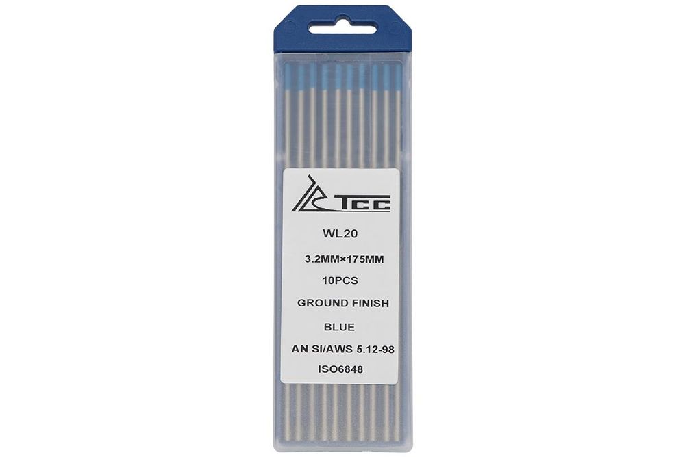 Вольфрамовый электрод синий TSS WL20-175/3,2 (10 шт)