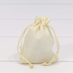 Мешочек 7х9см Лен искусственный (Бежевый)