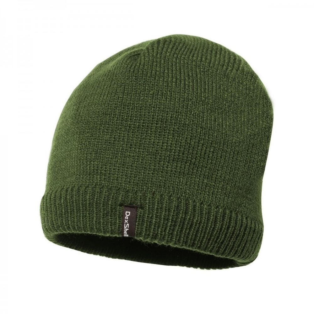 Водонепроницаемая шапка Dexshell Beanie Solo оливковый/зеленый S/M (56-58 см)