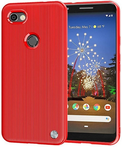 Чехол на Google Pixel3a XL цвет Red (красный), серия Bevel от Caseport