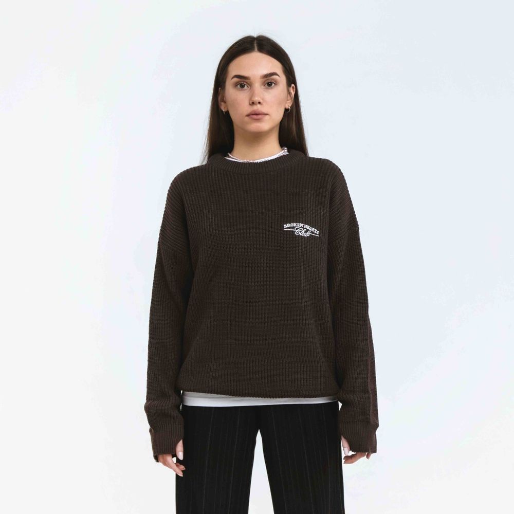 Свитер Dissident BHC коричневый