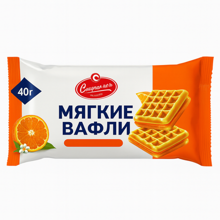 Вафля мягкая Сайрам Нан с апельсиновой начинкой 40 гр