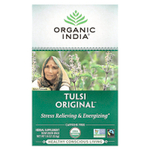 Organic India, Чай с туласи, оригинальный, без кофеина, 18 пакетиков, 32,4 г (1,14 унции)