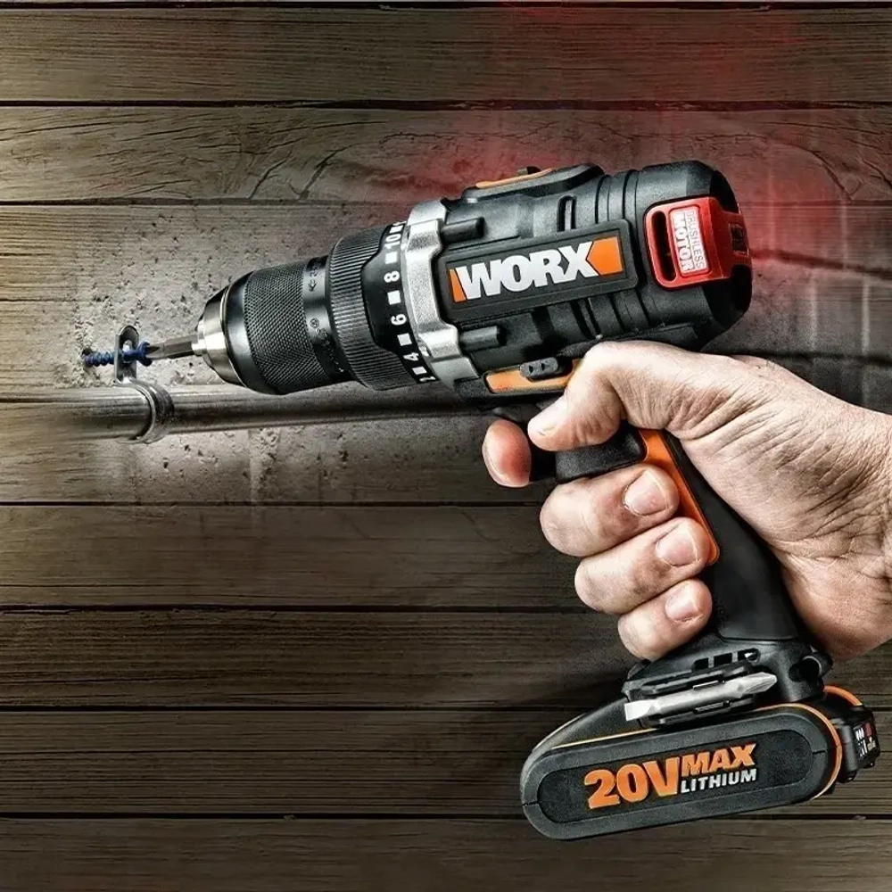 WORX WX175 аккумуляторная дрель-шуруповерт (2 x 2 Ач, ЗУ)