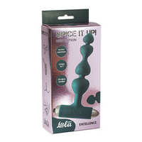 Анальный стимулятор 15см с вибрацией Lola Games Spice it up New Edition Excellence Dark green 8016-02lola