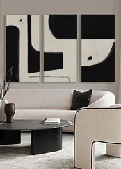 Набор из 3 постеров Choc 210x140 см