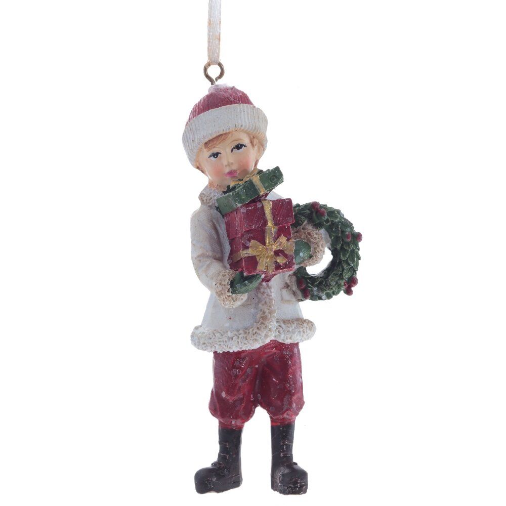 GAEM Изделие декоративное подвесное "Девочка/Мальчик", L6 W4,5 H11,5 см, 6в.