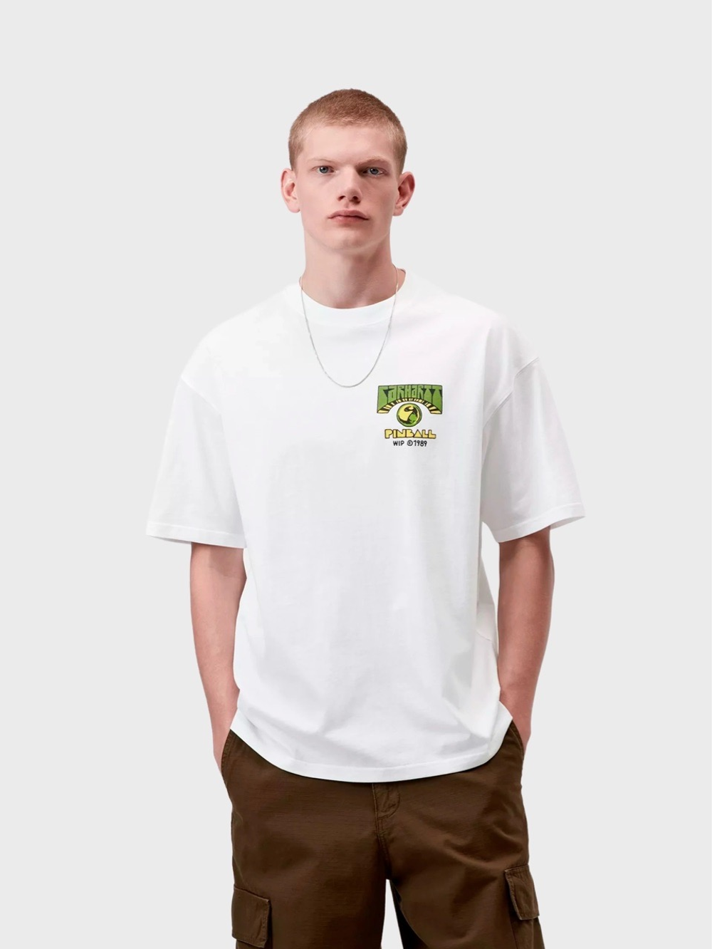 Футболка Carhartt WIP Pinball White