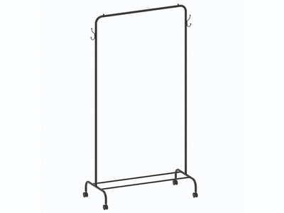 Вешалка гардеробная "Радуга 2" черная