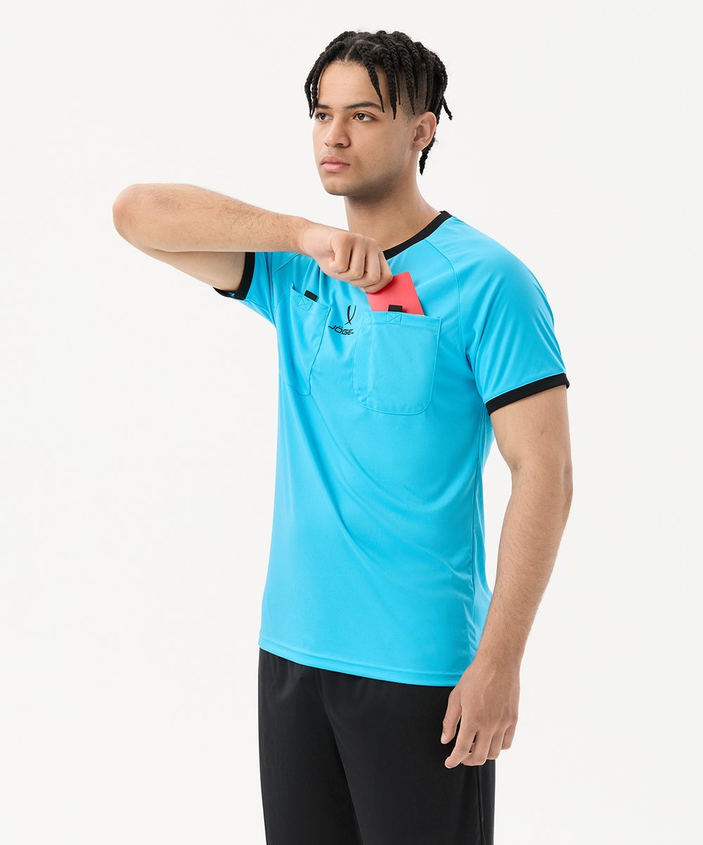 Футболка судейская Referee tee, голубой