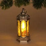 Сувенир с подсветкой «Лампа - Зимнее волшебство» 5*6*13 см, Серебро