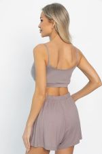 Кроп-топ Шелк вискозы (латте) Б14506-52М LT Collection