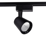 Трековый однофазный светодиодный светильник GL5977 BK черный LED 15W 4200K 24°