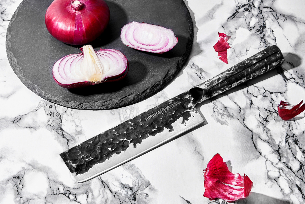 Нож кухонный Накири 17.3см Samura Meteora SMT-0043/K