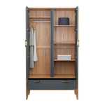 Полки встраиваемые для шкафов «Бридж» браун