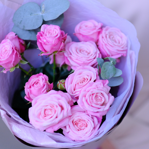 Купить Букет пионовидных роз "Леди" #536