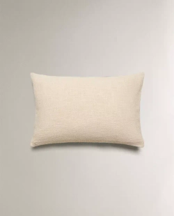 ZARA HOME НАВОЛОЧКА ДЛЯ ДЕКОРАТИВНОЙ ПОДУШКИ В ПОЛОСКУ, СИНИЙ