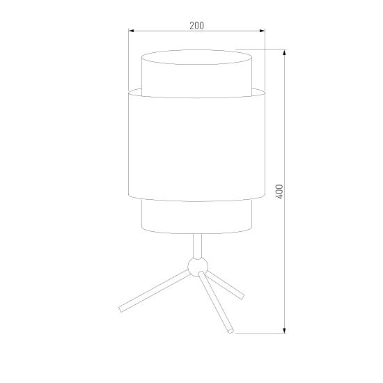 6565 / настольный светильник / Boho White