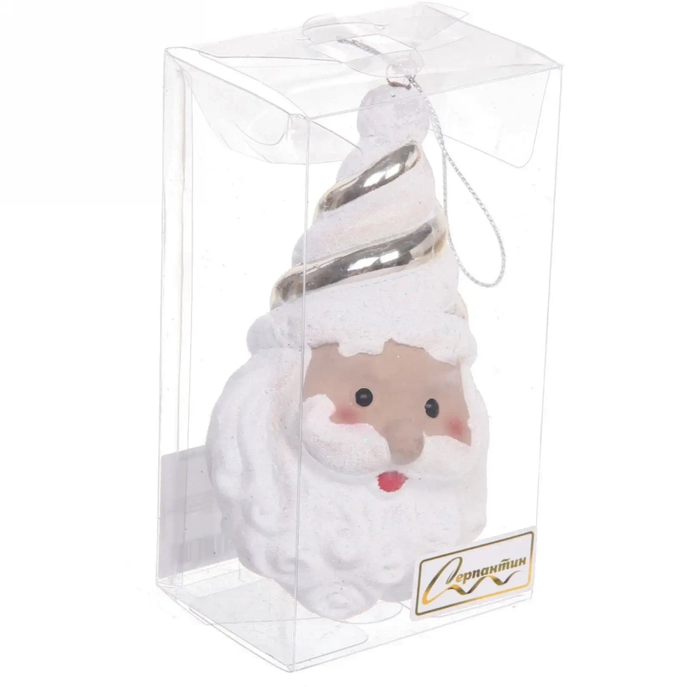 Ёлочная игрушка «Сказочный Дед Мороз» 7*5,5*12 см, шампань