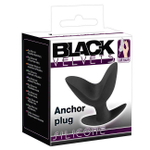 Анальная втулка Black Velvets Anchor Plug, черная (Цвет: черный)
