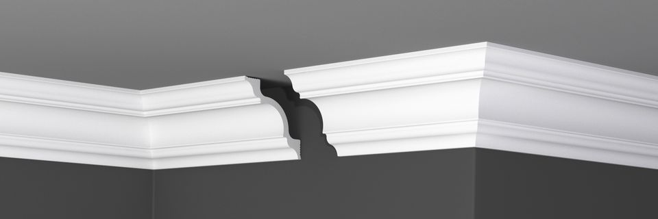 Плинтус потолочный Де-Багет П 01 90/90