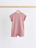 Боди с коротким рукавом для малышей Next B57-324, 3 шт., Бежевый, Розовый, Коричневый