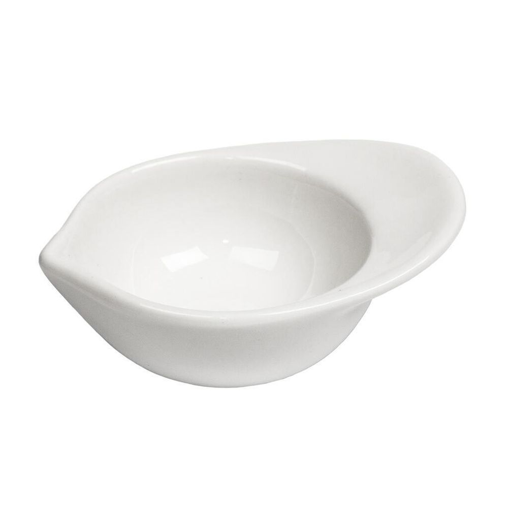 Соусник 25 мл 8,3*6,2 см h3,5 см Mini Mix с ручкой белый фарфор P.L. Proff Cuisine [6]