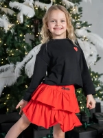 Костюм для девочки с сердечком