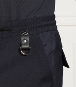 хлопковое штаны карго Les Hommes - темно-синий(LF2283050305)