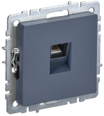 BRITE Розетка компьютерная RJ45 кат.6 РК11-БрМ маренго IEK