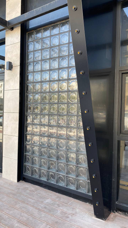 Стеклоблок бесцветный альфа  Vitrablok 19х19х8