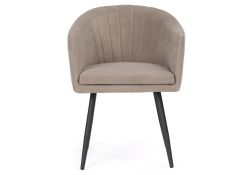 Стул на металлокаркасе Валета капучино / черный