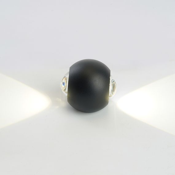 Светодиодный светильник стационарный Feron AL51 2*1W 4000K черный 51130