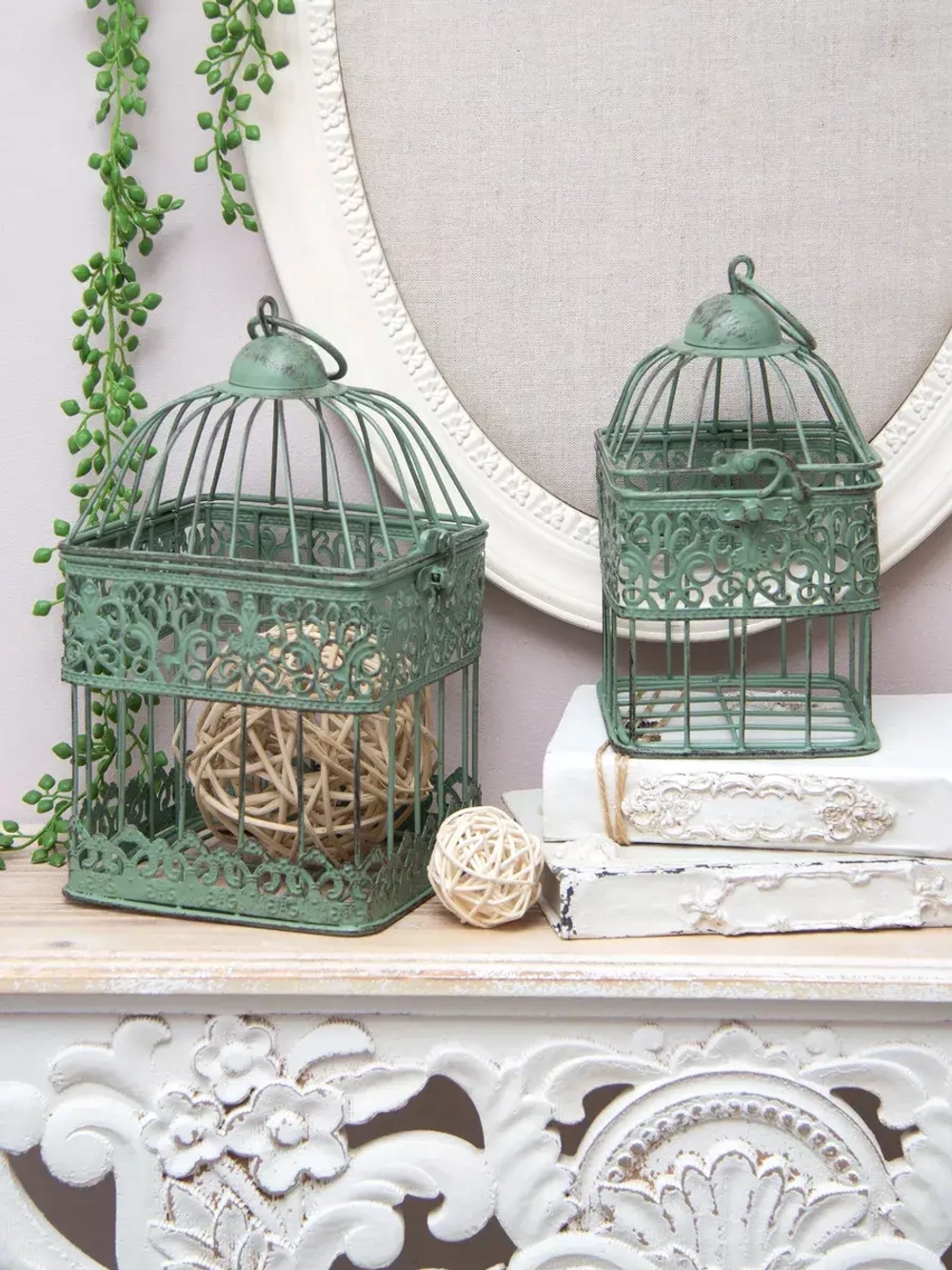 Клетка декоративная интерьерная 24,5*14 см