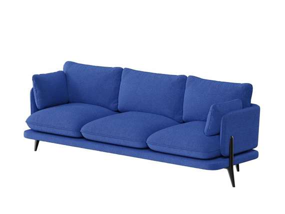 Поско Диван трехместный PSC-03 Like 785/Металл Черный