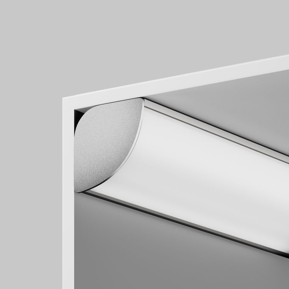 Комплект заглушек (для профиля 30×30) 2 шт., Maytoni ALM-3030-EC 642073