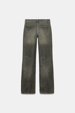 Джинсы TRF с низкой талией и широкими брючинами - ZARA