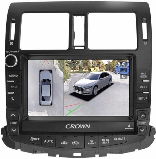 Магнитола для Toyota Crown / Crown Majesta S200 2008-2012 (цветной ШГУ) - Teyes CC3-2K-360 монитор 9.5" 2K QLED на Android 10, Быстрая, CarPlay, 4G SIM-слот, 4 камеры в комплекте