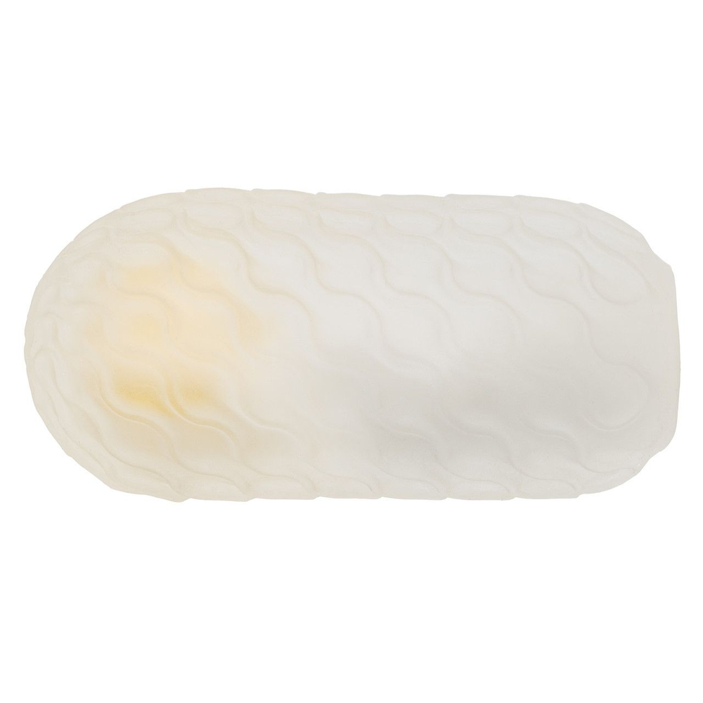 Двусторонний мастурбатор с желтым стимулирующим шариком Reversible Squishy Ball Stroker (Цвет: прозрачный)