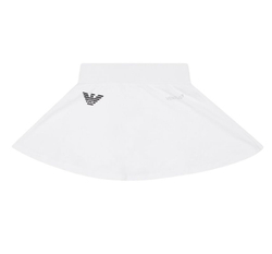 Теннисная юбка для девочки EA7 Girl Tennis Pro Classis - white