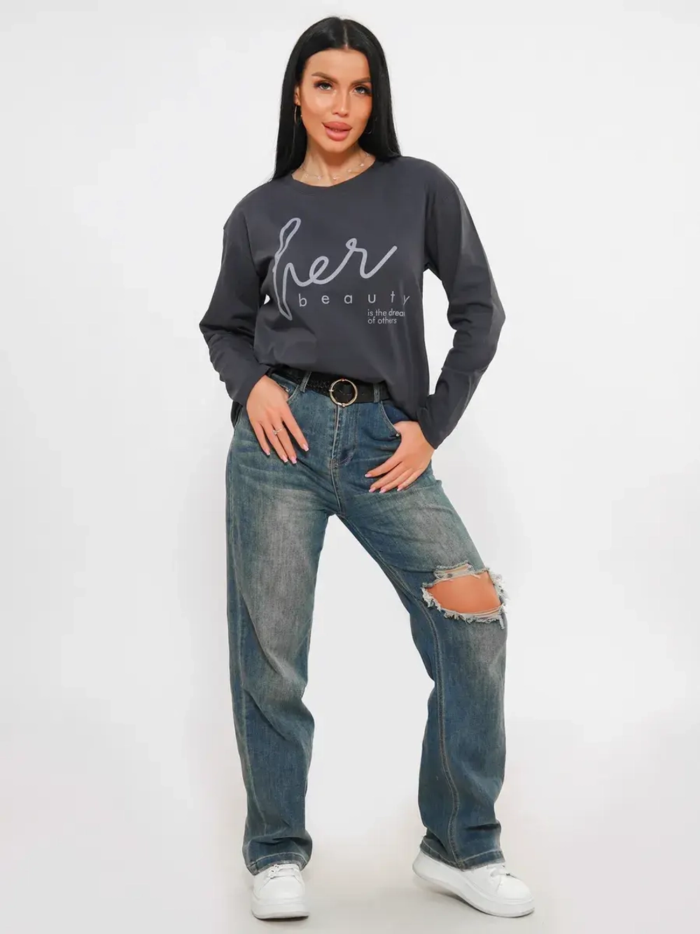 Лонгслив большие размеры