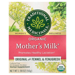 Traditional Medicinals, Organic Mother's Milk®, оригинальный с фенхелем и пажитником, без кофеина, 32 чайных пакетика в упаковке, 56 г (1,98 унции)