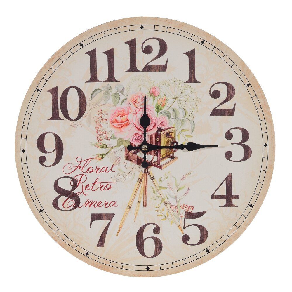 GAEM Часы настенные декоративные, L34 W4 H34 см, (1xАА не прилаг.)