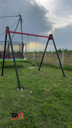 Монтаж уличных качелей Sv Sport
